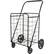 Angle. Helping Hand - 4-Wheel Super-Deluxe Swiveler Cart - Black.