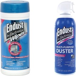 Endust - Electronics Duster and Anti-static Wipes Kit - Front_Zoom