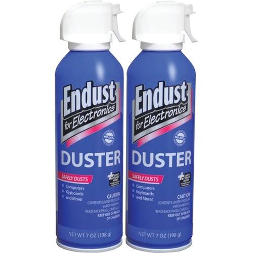 Endust for Electronics - 7-Oz. Duster with Bitterant (2-Pack) - Larger Front