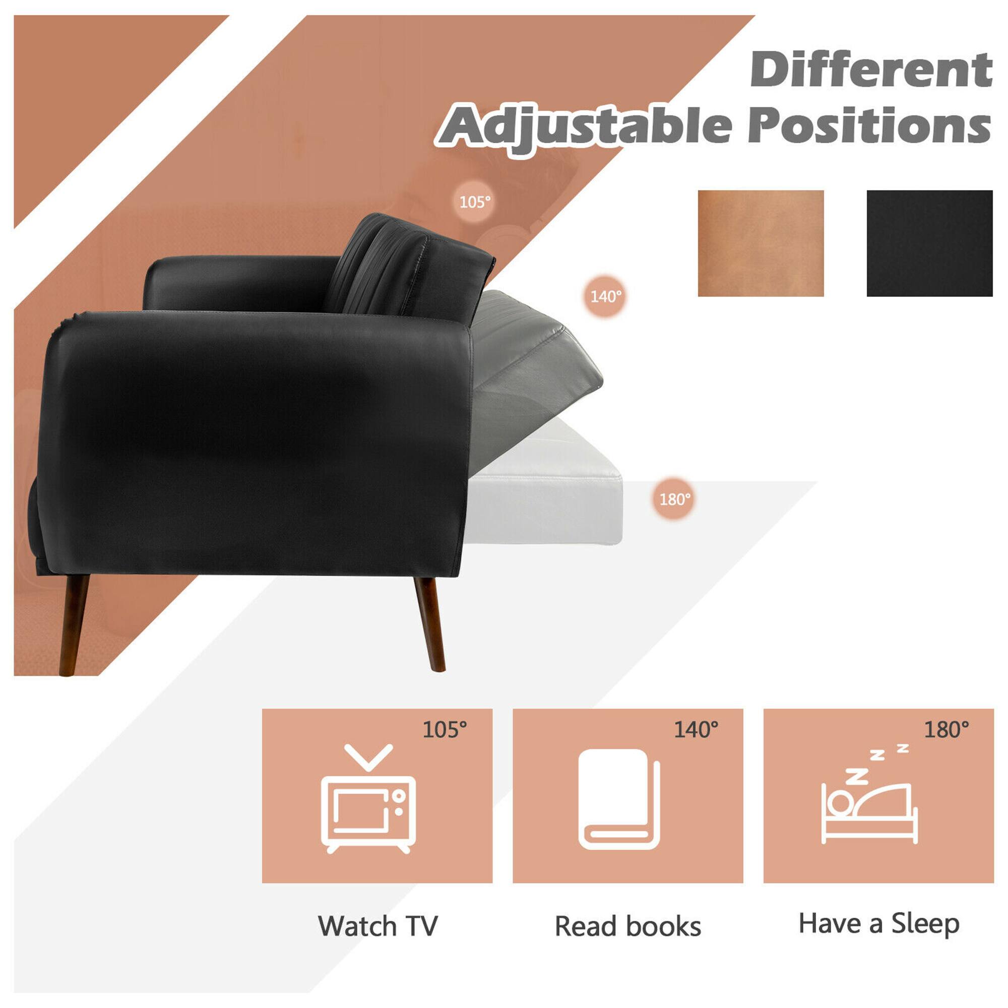 Different Adjustable Positions

105° - Watch TV  
140° - Read books  
180° - Have a Sleep