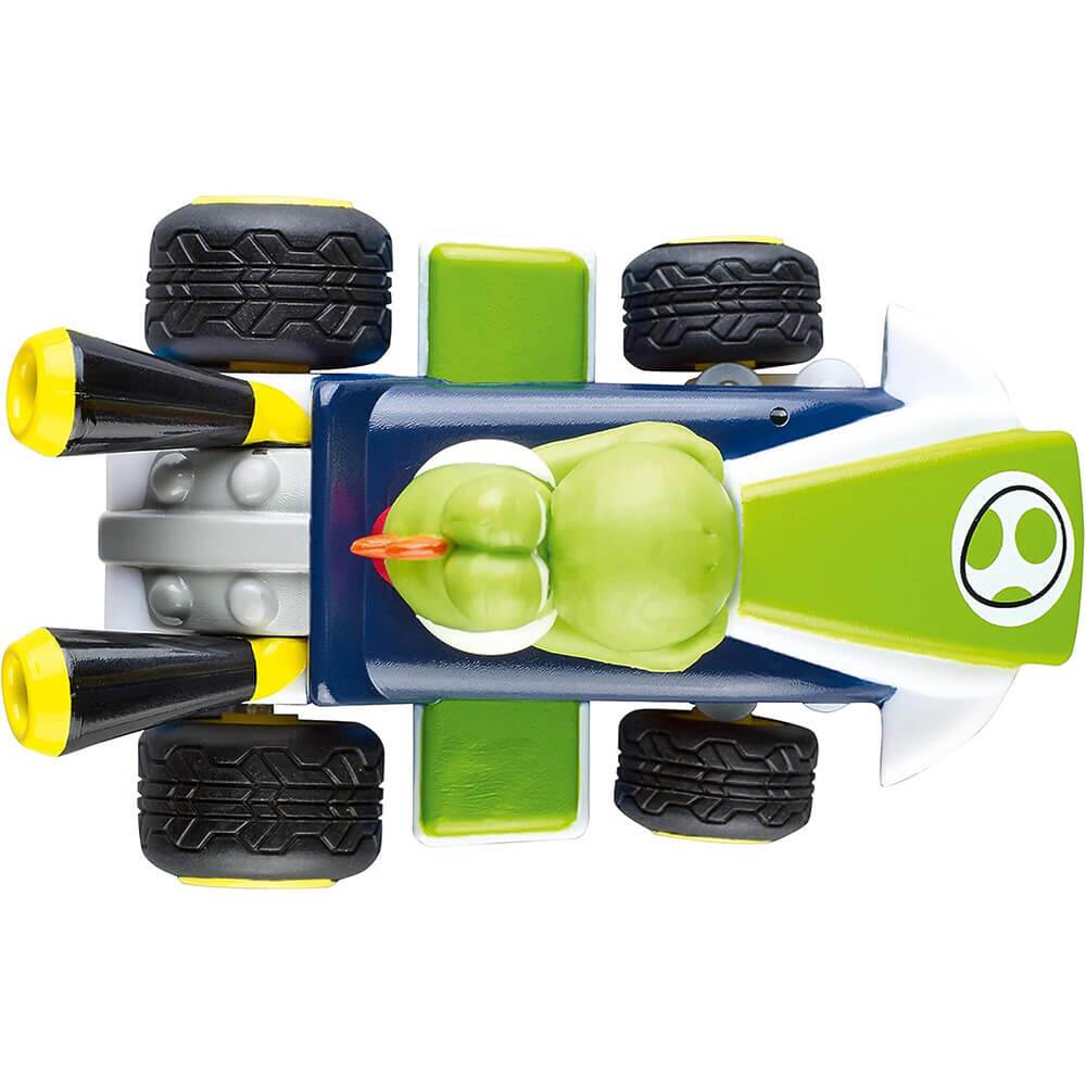 Alt View 3. Carrera - Carrera 370430004 Nintendo Mario Kart Mini RC Remote Control Car - Yoshi - Black.