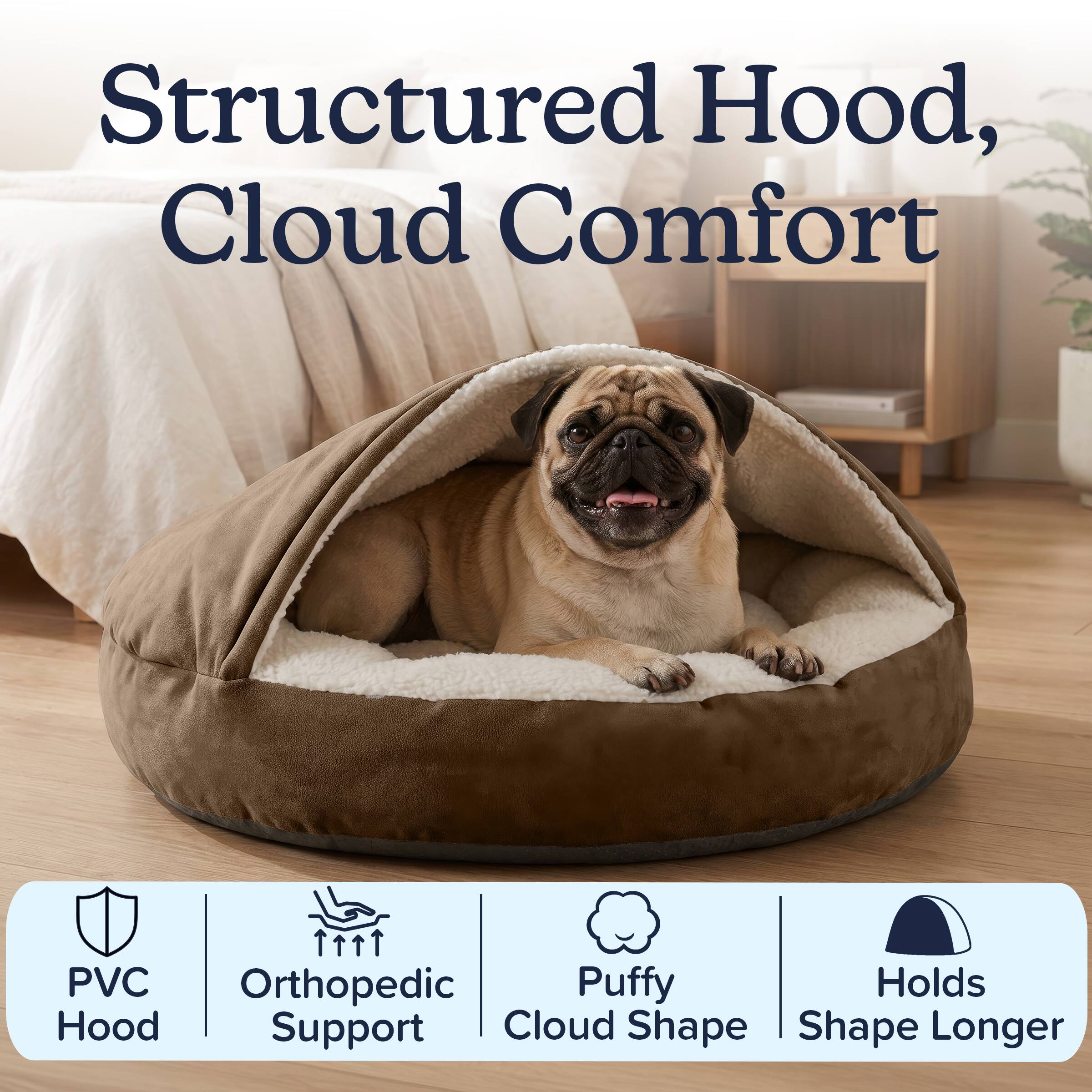 Structured Hood, Cloud Comfort

PVC Orthopedic Puffy Holds Hood Support Cloud Shape Shape Longer
