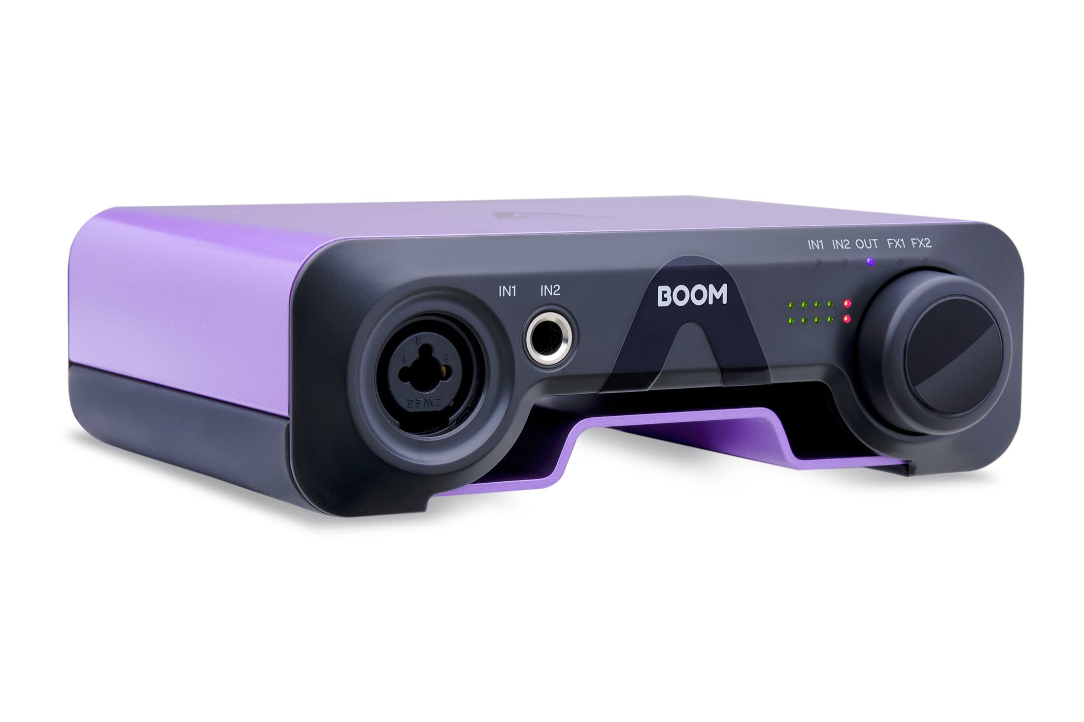 Angle. Apogee - BOOM Audio Interface - Purple.