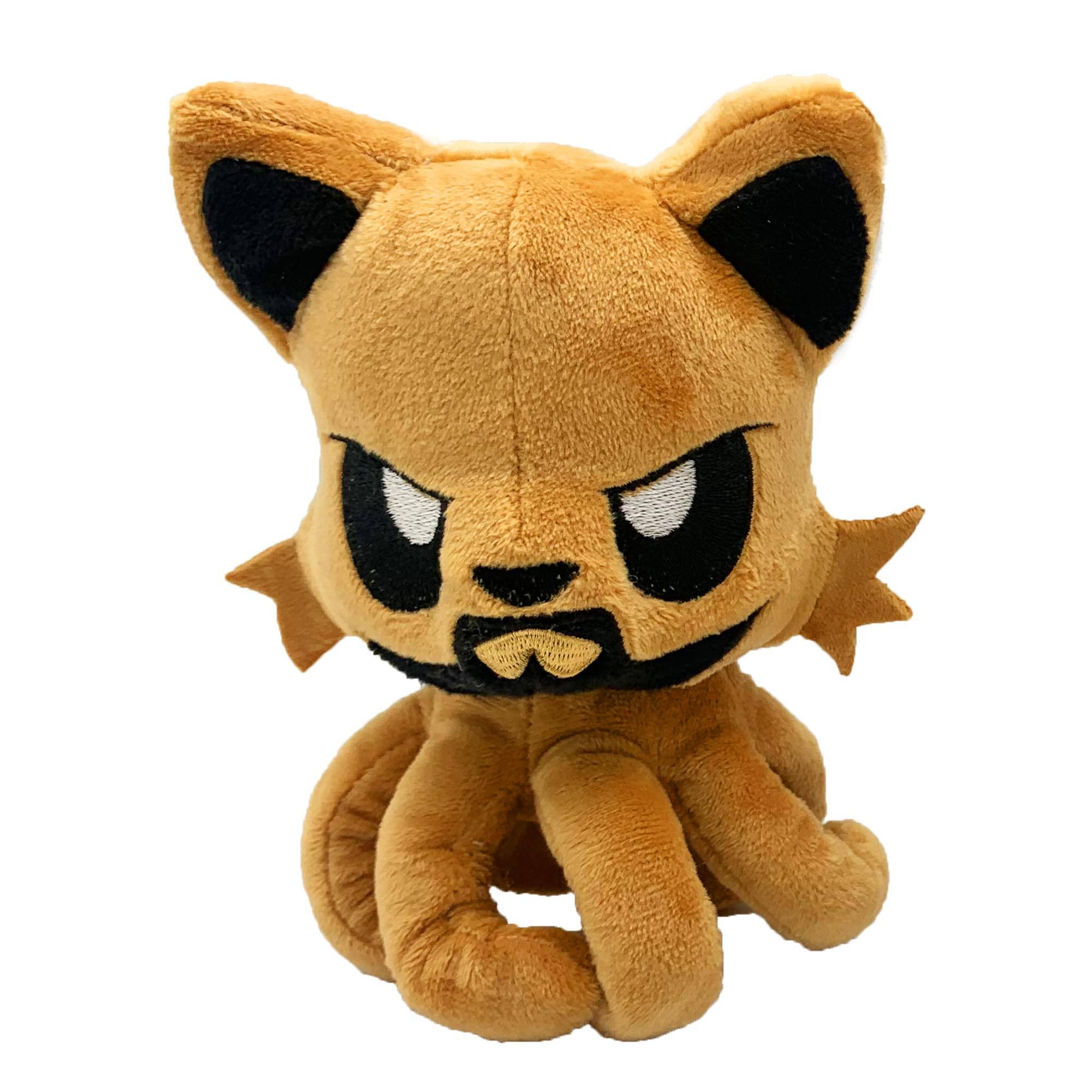 Alt View 1. Tentacle Kitty - Tentacle Kitty Campaign Critters Ruffian Little One Plush - Brown.