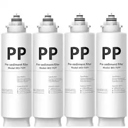 Waterdrop - TSPP Under Sink Sediment Water Filter, Replacement TSU-W system - White
