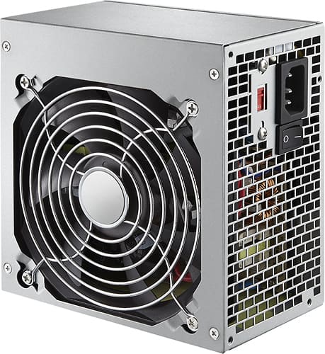 Insignia™ - 400W ATX Power Supply - Gray - Larger Front