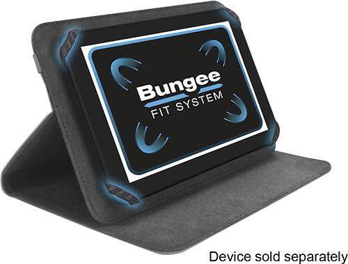 Angle. Targus - QuickFit Case for Most 7" - 8" Tablets - Black.
