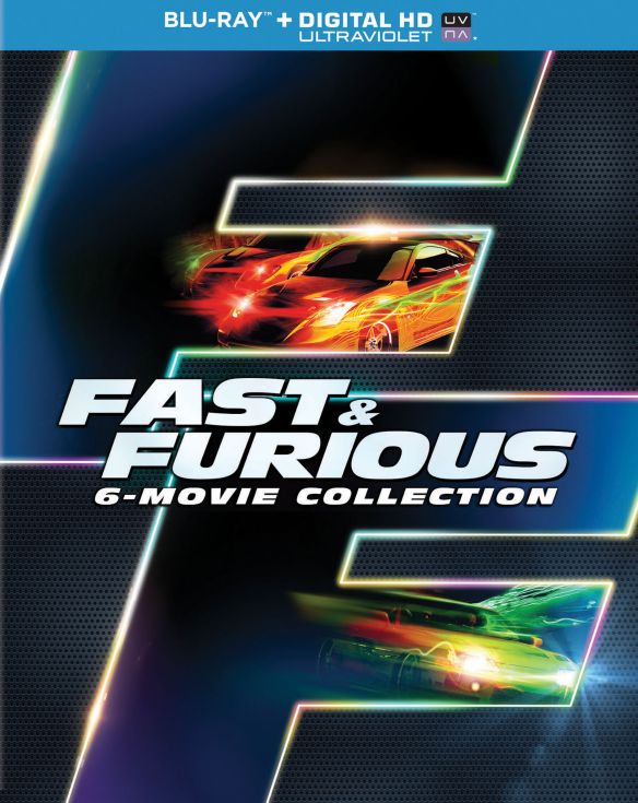  Fast &amp; Furious: 6-Movie Collection [Includes Digital Copy] [Blu-ray]