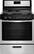 Front. Whirlpool - 5.1 Cu. Ft. Freestanding Gas Range - Stainless Steel.