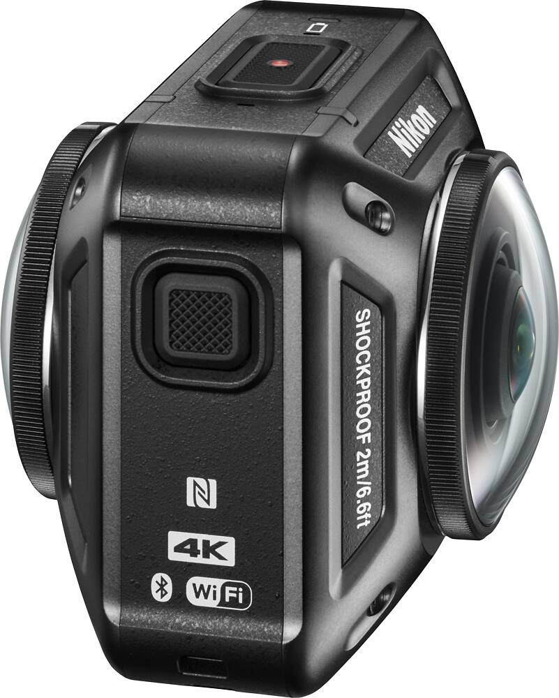 Alt View 11. Nikon - KeyMission 360 Degree Waterproof Action Camera - Black.