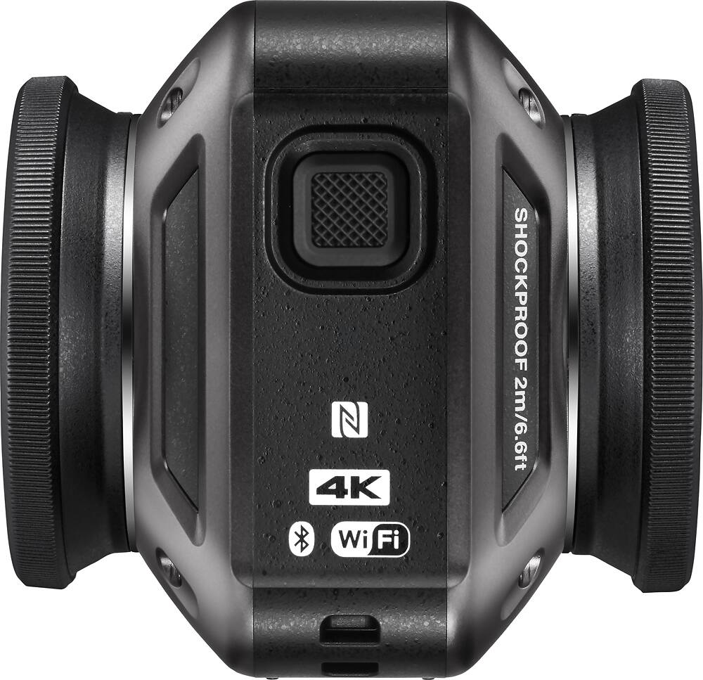 Alt View 14. Nikon - KeyMission 360 Degree Waterproof Action Camera - Black.