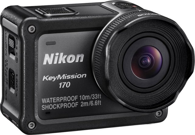 The Nikon KeyMission 170 HD Waterproof Action camera