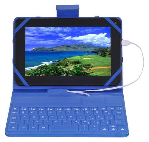 Front. Double Power - 7" Tablet - 8GB - Blue.