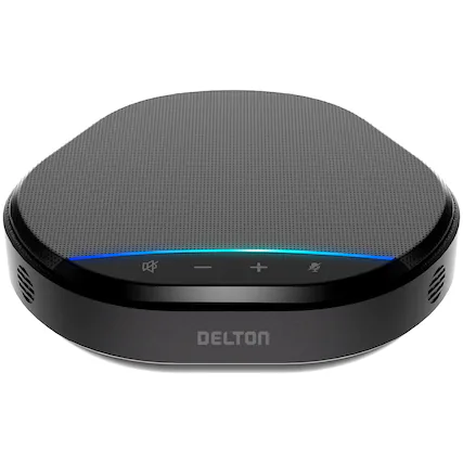 Front. Delton - Delton C3900 USB Conference Speaker, AI Noise Reduction (DSC3900-U) - Black.