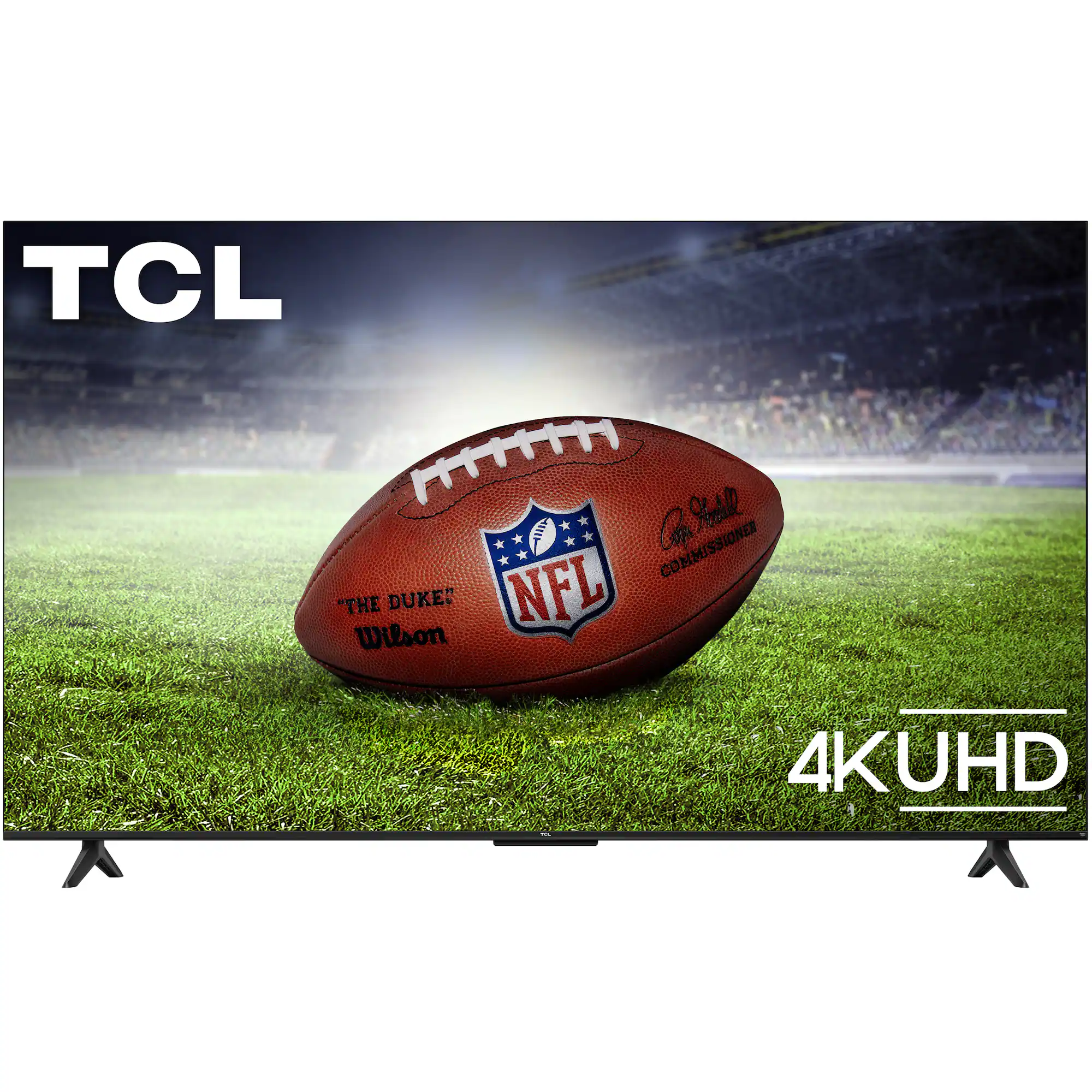 Zoom in on TCL 4K UHD "The Duke" NFL.