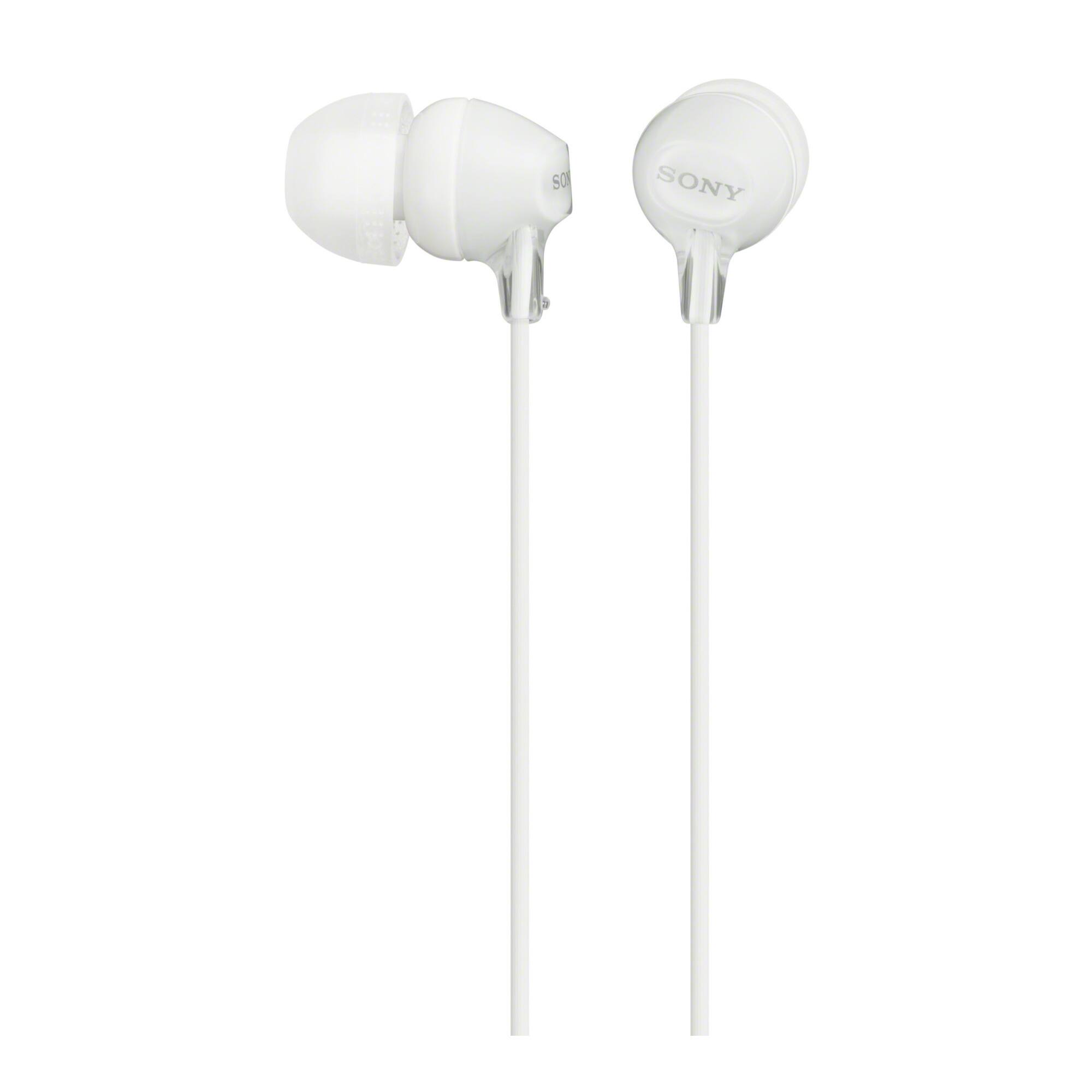 Angle. Sony - Sony MDR-EX15LP Color EX Series In-Ear Earbud Headphones (White) Lot of 24 - White.