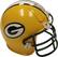 Angle Standard. PSG - Green Bay Packers Football Helmet Wireless Scroll Mouse.