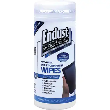 Front. Endust - Tablet Computer Cleaning Wipes (70-Pack).