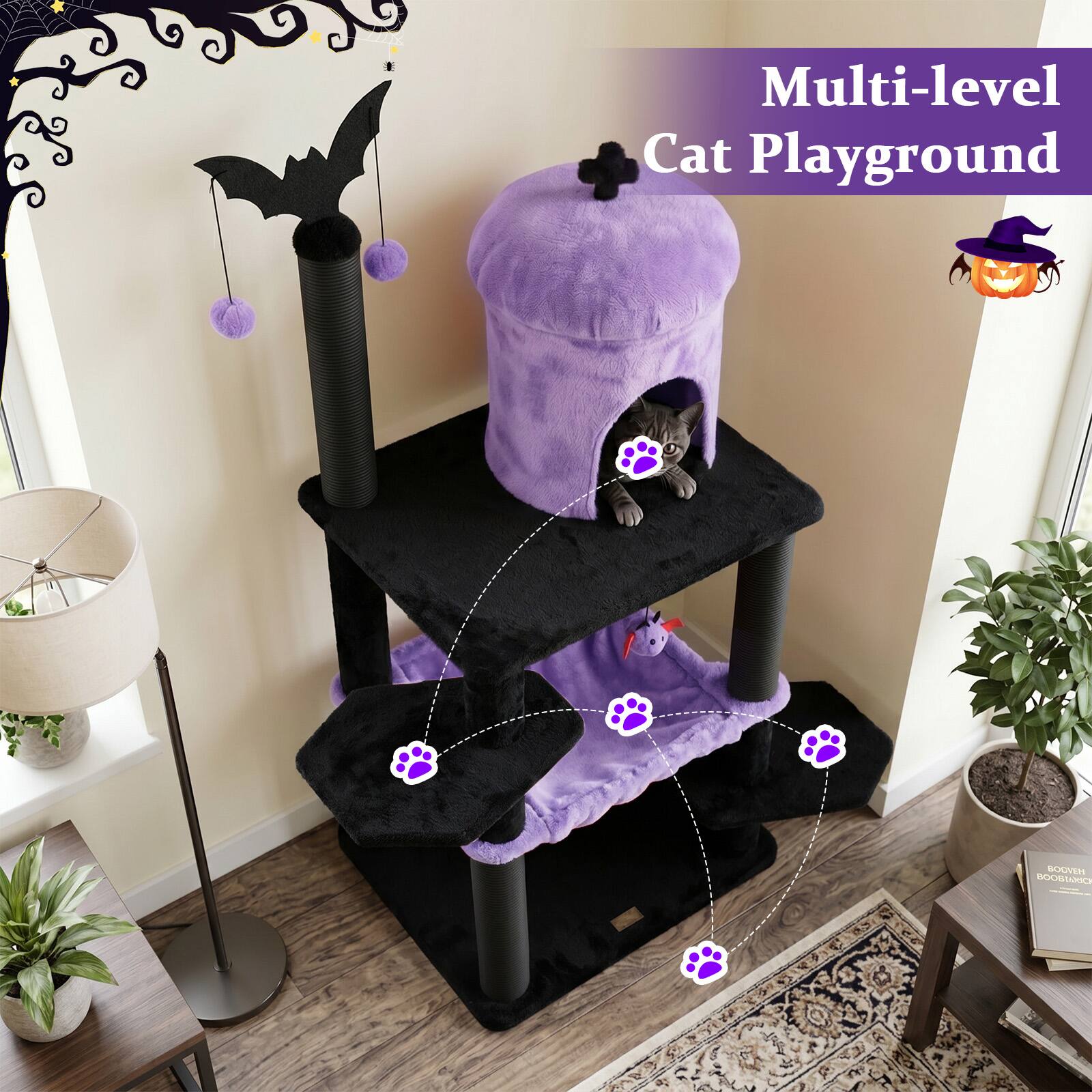 Multi-level Cat Playground