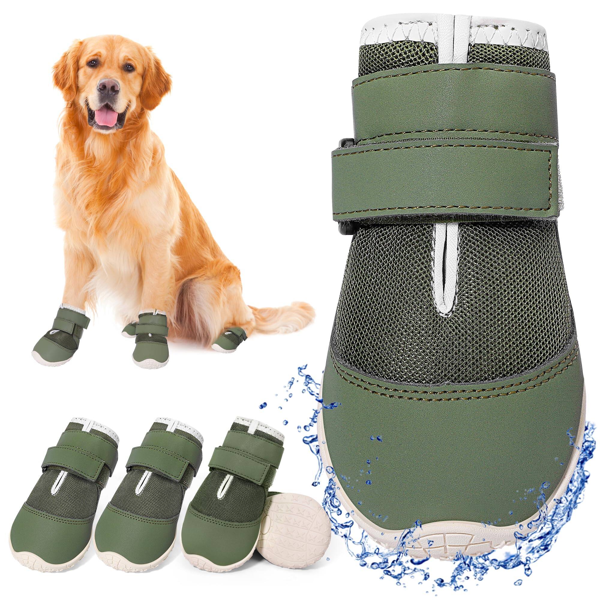 Live At Space Dog Shoes For Large Dogs Mesh Breathable Boots Paw