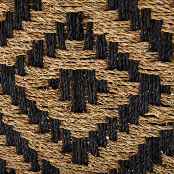 Alt View 2. Finch - Finch Botswana Two Tone Woven Basket, Set of 3, Natural - Natural.