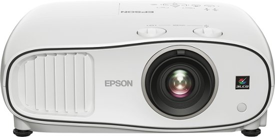 Epson - Home Cinema 3700 1080p 3LCD Projector - Gray/White - Front_Zoom