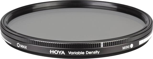 Angle. Hoya - 58mm Variable Neutral Density Lens Filter - Clear.