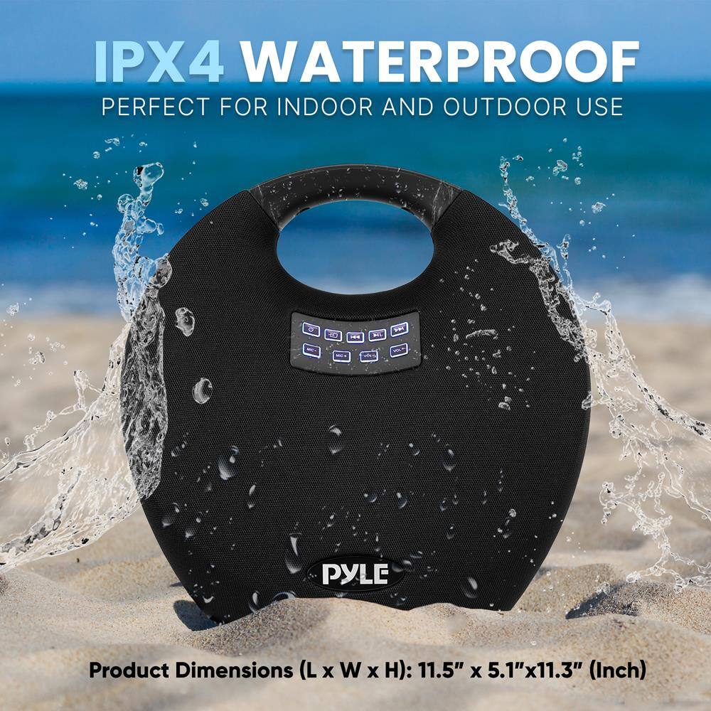IPX4 WATERPROOF  
PERFECT FOR INDOOR AND OUTDOOR USE  

Product Dimensions (L x W x H): 11.5" x 5.1" x 11.3" (Inch)