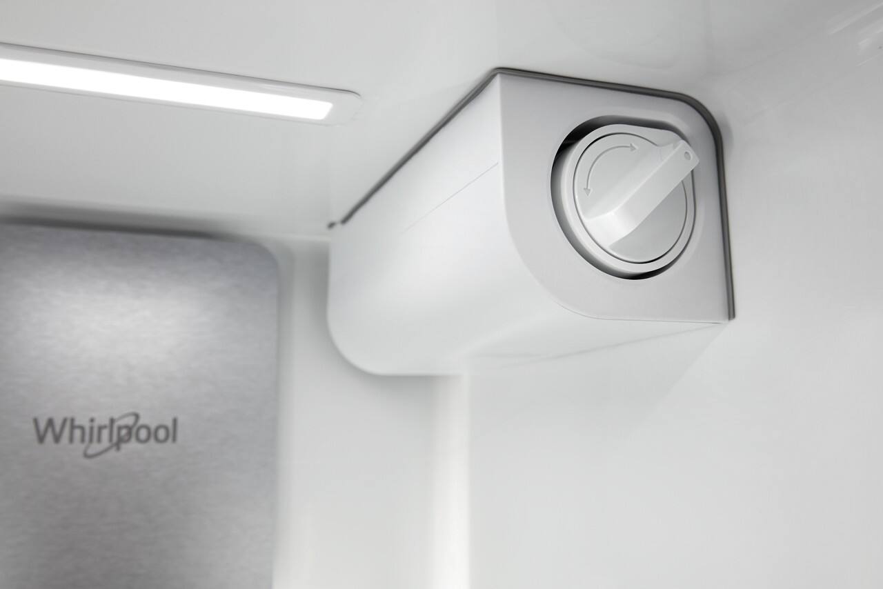 Alt View 13. Whirlpool - 20.85 Cu. Ft. Side-by-Side Counter-Depth Refrigerator with In-Door Ice & Water - Fingerprint Resistant Stainless Finish.