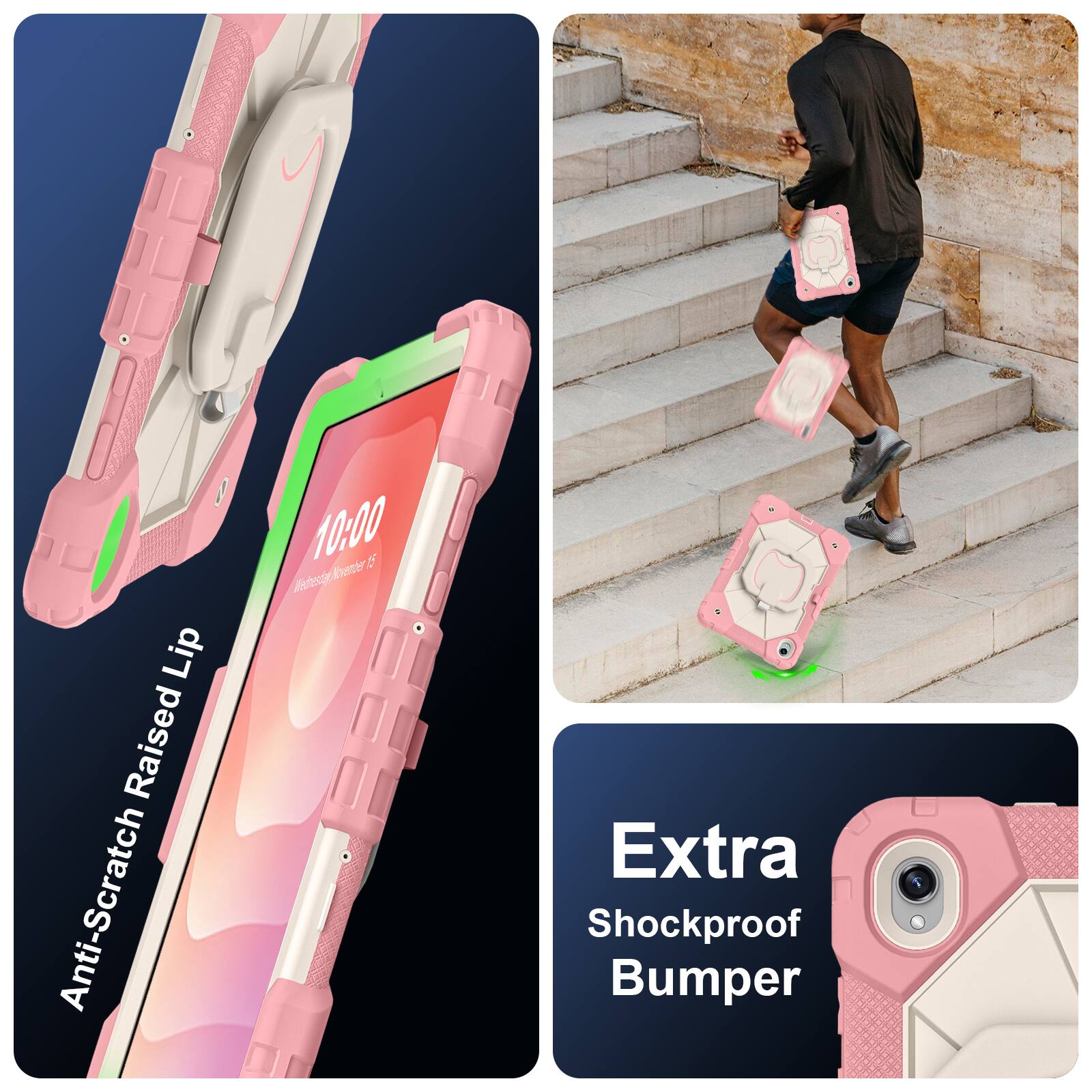 Lip Raised Anti-Scratch  
10:00  
I Betescenber 15 Rveeter Jiesiy  
Extra Shockproof Bumper