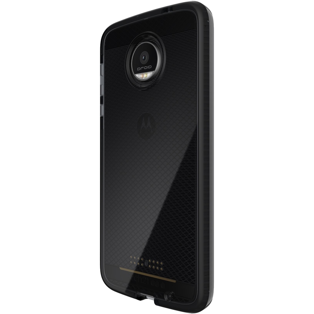 Best Buy: Tech21 Evo Check Case for Motorola Moto Z Force Droid Black ...
