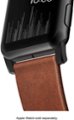 Alt View Zoom 13. Nomad - Modern Leather Watch Strap for Apple Watch ®  42mm and 44mm - Brown with black lugs.