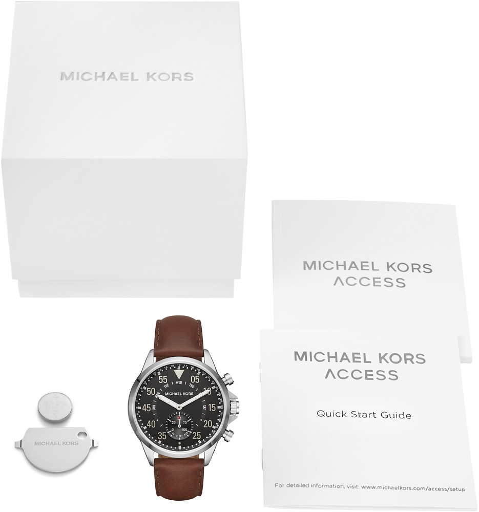 Best Buy: Michael Kors Gage Hybrid Smartwatch 45mm Stainless Steel