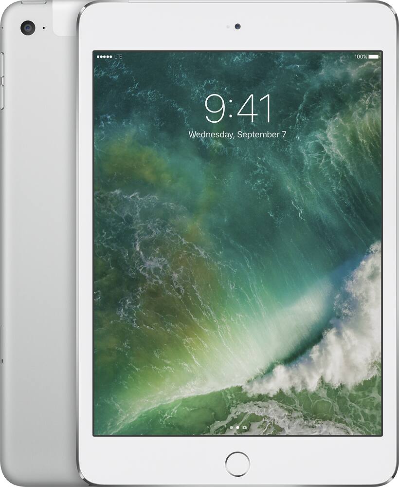 Best Buy: Apple iPad mini 4 Wi-Fi + Cellular 32GB AT&T Silver MNWQ2LL/A