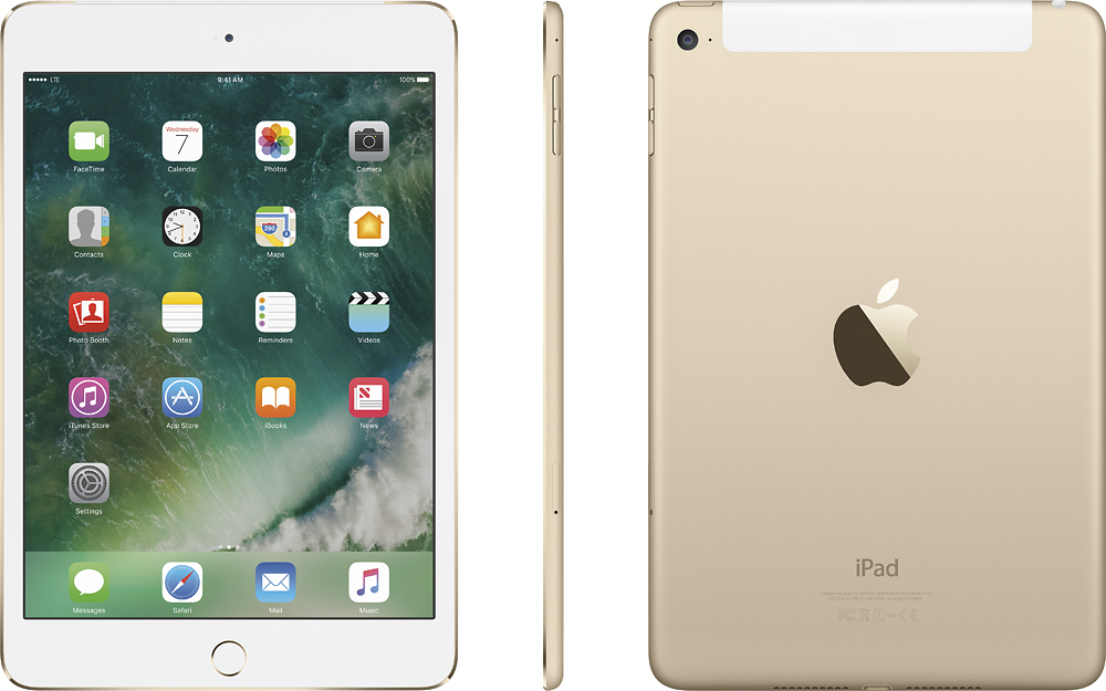 Best Buy: Apple iPad mini 4 Wi-Fi + Cellular 32GB ATu0026T MNWR2LL/A