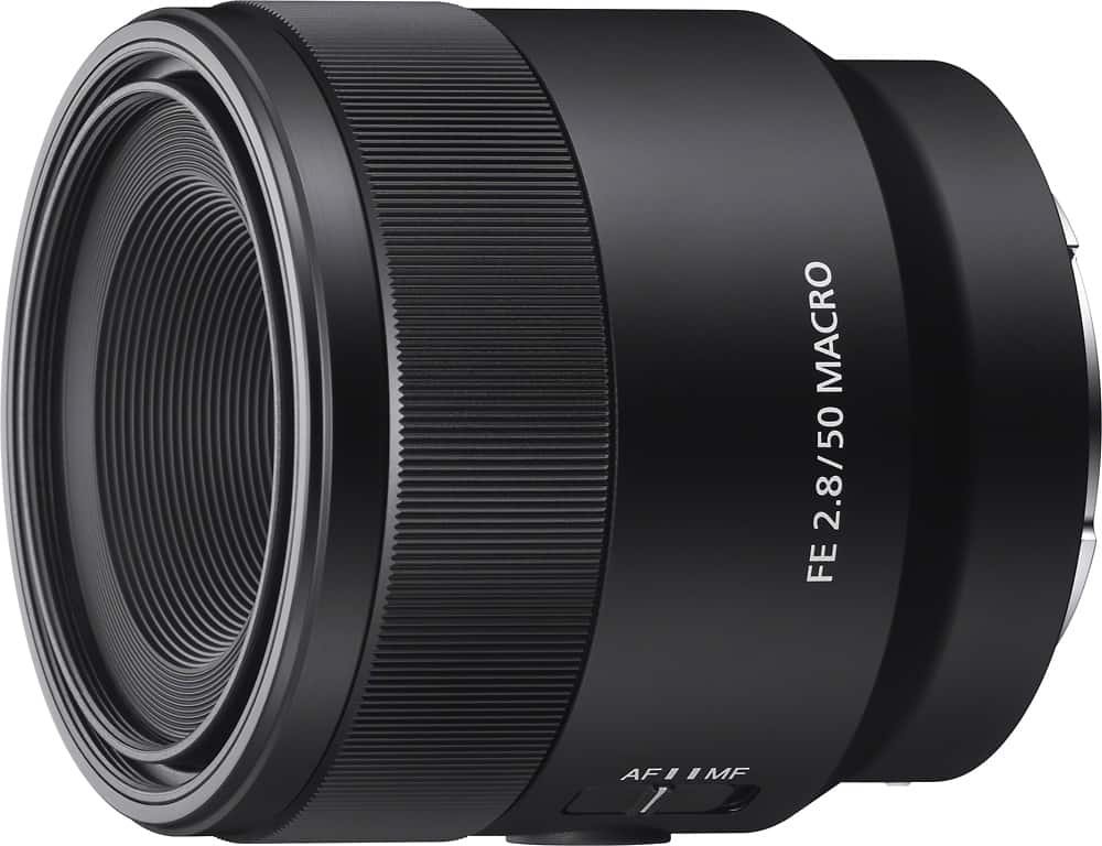 Angle. Sony - FE 50mm f/2.8 Macro Lens for E-mount Cameras - Black.
