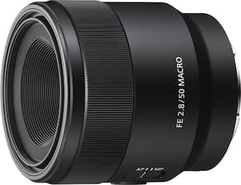 Sony FE 50mm f/2.8 Macro Lens for E mount Cameras Black - Best Buy Sony FE 50mm f/2.8 Macro Lens for E mount Cameras Black - Best Buy