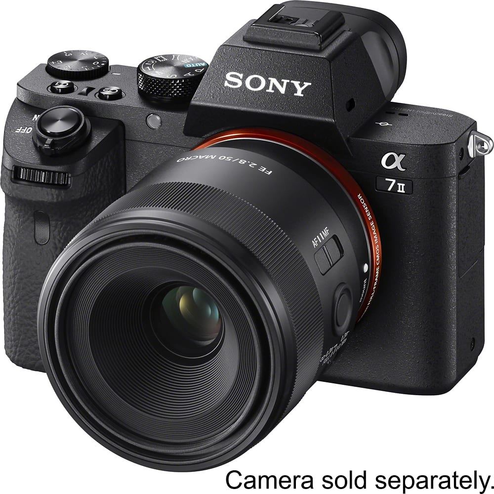 Alt View 11. Sony - FE 50mm f/2.8 Macro Lens for E-mount Cameras - Black.