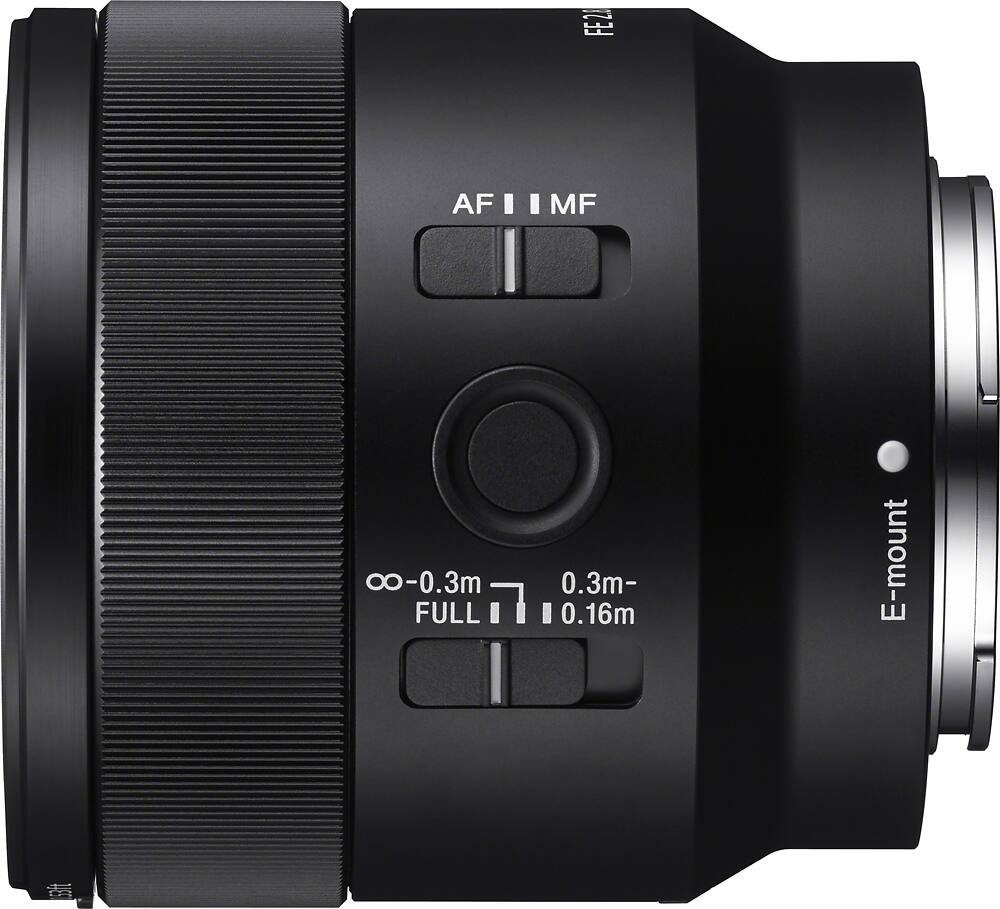 Sony FE 50mm f/2.8 Macro Lens for E-mount Cameras Black SEL50M28