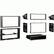 Front. Metra - Dash Kit for Select 2010-2011 Ford Transit DIN DDIN - Silver.