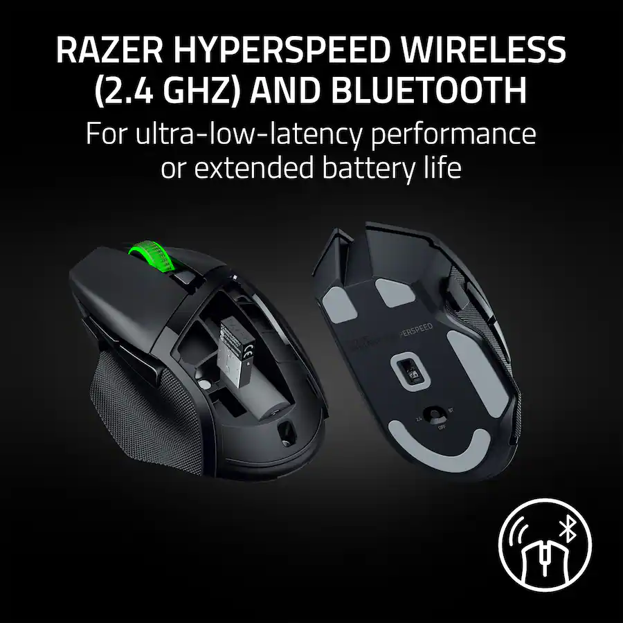 Razer Basilisk V3 X HyperSpeed Optical Gaming Mouse with 9 Customizable ...