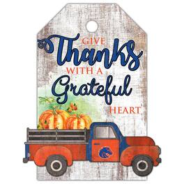 Fan Creations - Boise State Broncos 11'' x 19'' Gift Tag Truck Sign - White