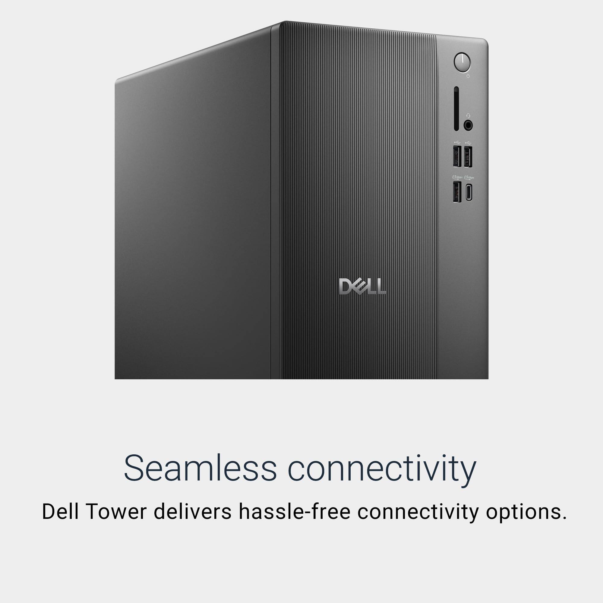 Seamless connectivity  
Dell Tower delivers hassle-free connectivity options.
