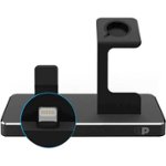 Front Zoom. PRESS PLAY - One Dock Powerstation Dock for Apple iPhone/iPad/iPod & Apple Watch - Black.