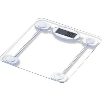 Angle. Taylor - Digital Bathroom Scale - Clear.