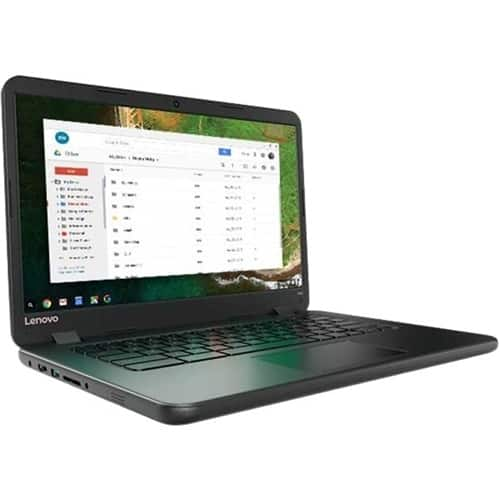  Lenovo - N42-20 Touch 14&quot; Touch-Screen Chromebook - Intel Celeron - 4GB Memory - 16GB eMMC Flash Memory - Black