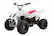 Front. Razor - Dirt Quad 500 4-wheeler Scaled-Down Dirt Quad for Teens (ages 14+) - White.