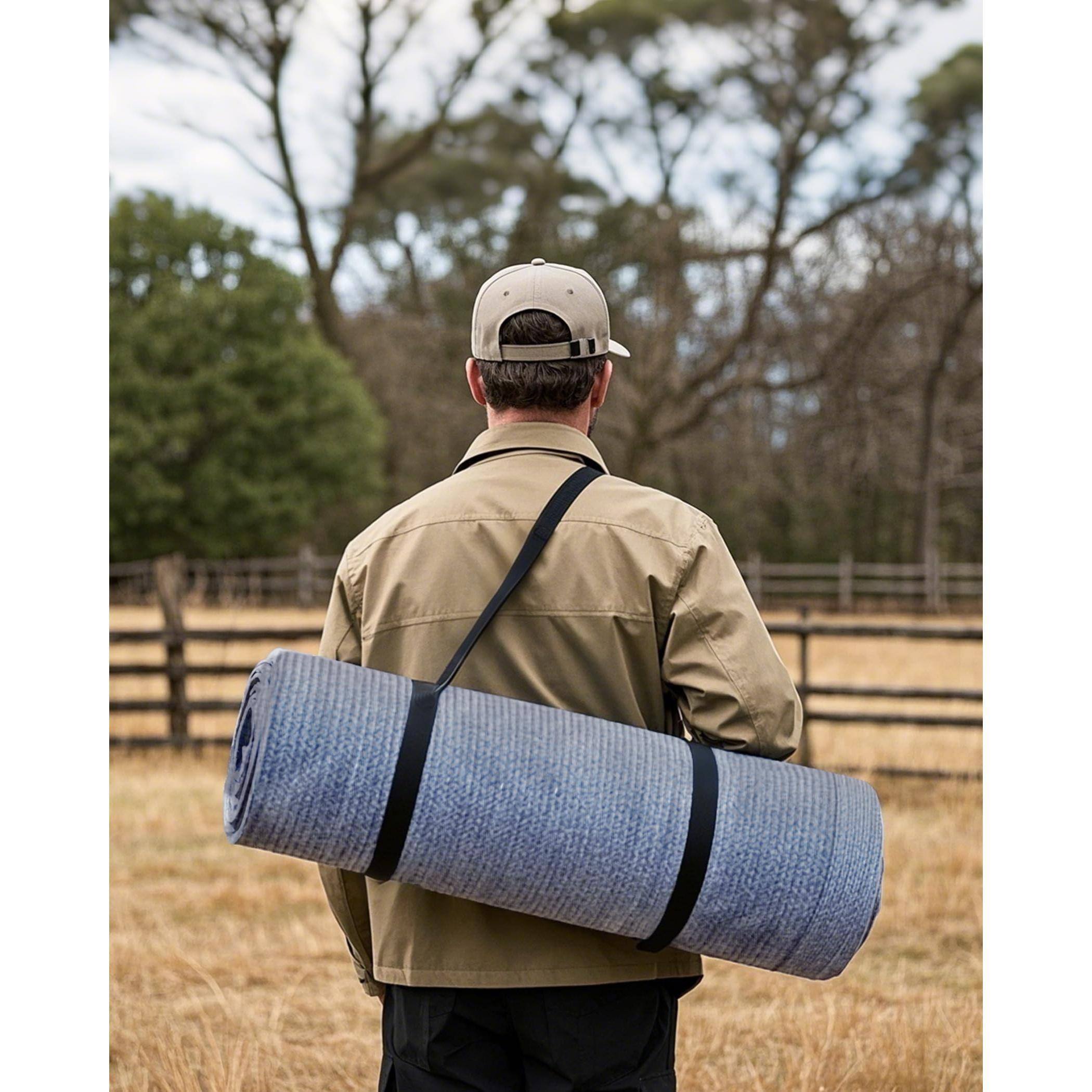 Back. Reds Spade - Awning Carpet Hdpe Camping Outdoor Rug With Eyelets Nails Broom For Rv Patio Backyard Picnic Beach Trailer ... - Blue Grey-6' x 9' (Square).