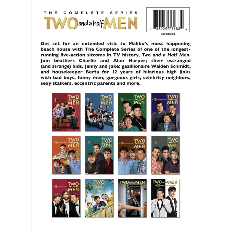 Left. Two and a Half Men: The Complete Series (Box Set) [DVD].