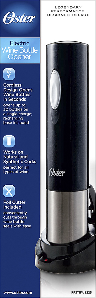 Oster tall electric can opener - stainless & black - household items - by  owner - housewares sale - craigslist